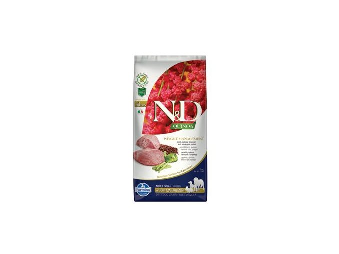 N&D Quinoa DOG Weight Management Lamb Adult M/L 7kg