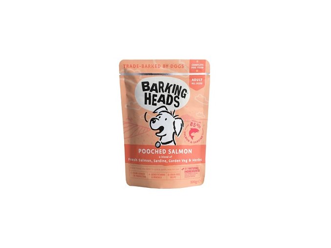 BARKING HEADS Pooched Salmon kapsa 300g