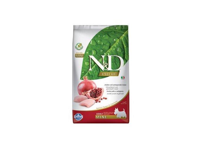 N&D PRIME DOG Adult Mini Chicken&Pomegranate 2,5kg
