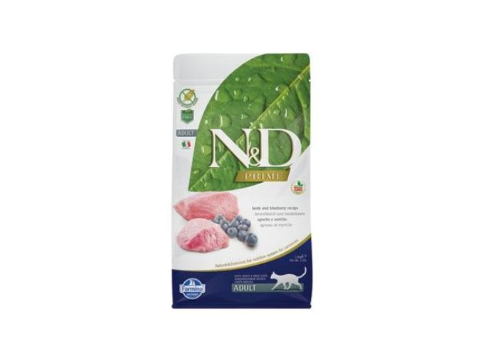 N&D PRIME CAT Adult Lamb & Blueberry 1,5kg