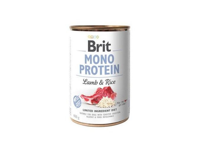 Brit Dog konz Mono Protein Lamb & Brown Rice 400g