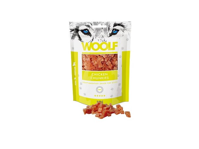 WOOLF pochoutka chicken chunkies 100g