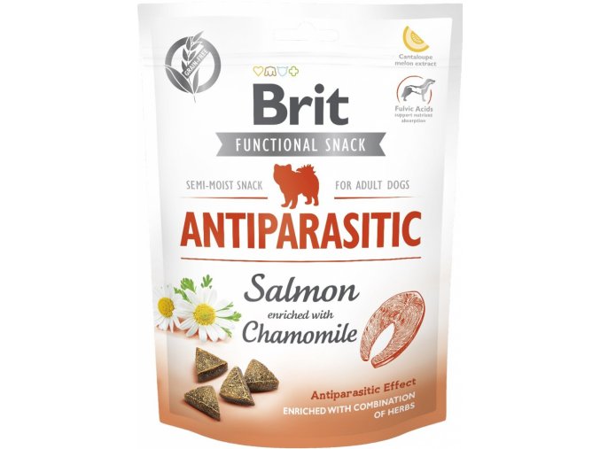 Brit Care Dog Functional Snack Antiparasitic Salmon 150g