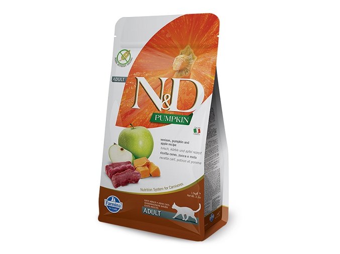N&D GF Pumpkin CAT Venison & Apple 300g
