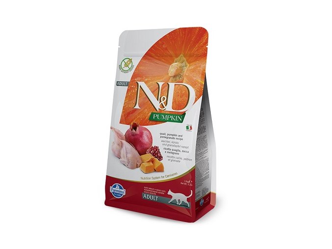 N&D GF Pumpkin CAT Quail & Pomegranate 1,5 kg
