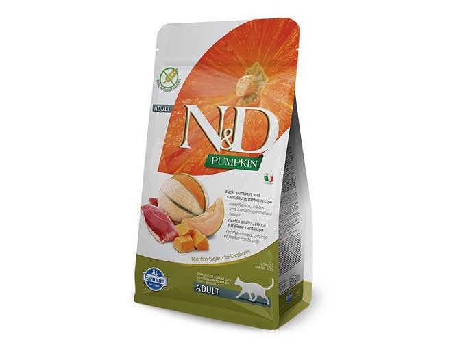 N&D GF Pumpkin CAT Duck & Cantaloupe melon 1,5 kg