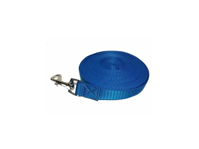 Vodítko DINOFASHION stopovací ploché modré 20m/2cm