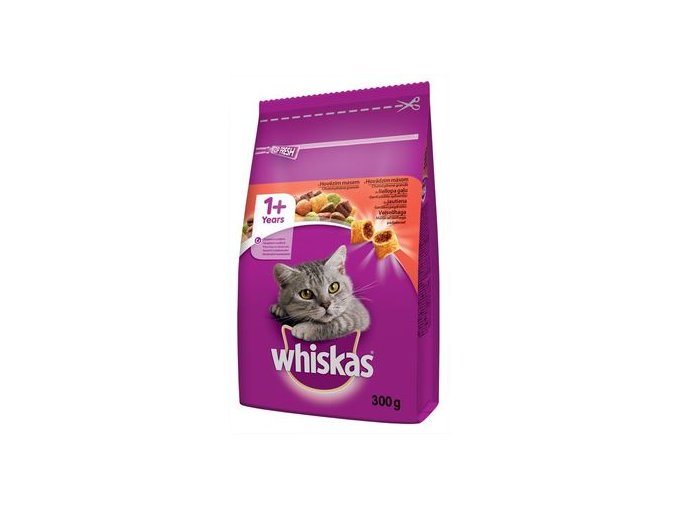 Whiskas Dry s hovězím masem 300g