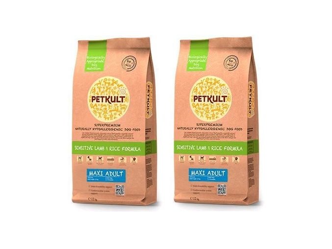 Petkult Maxi Adult lamb & rice 2 x 12 kg