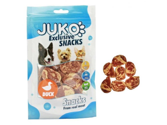 Juko Snack Duck & Codfish Chips 70g