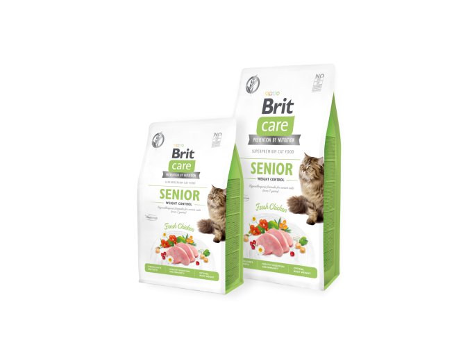 Brit Care Cat GF Senior Weight Control 400 g