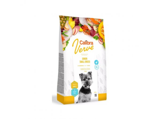 Calibra Dog Verve GF Junior Small Chicken & Duck 1,2kg