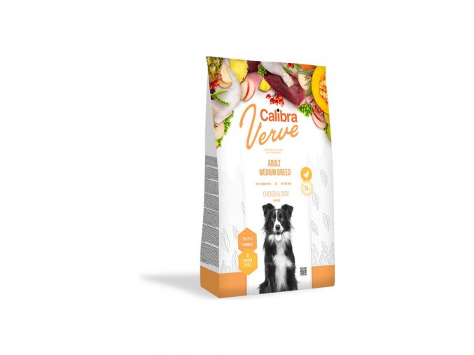 Calibra Dog Verve GF Adult Medium Chicken & Duck 2kg