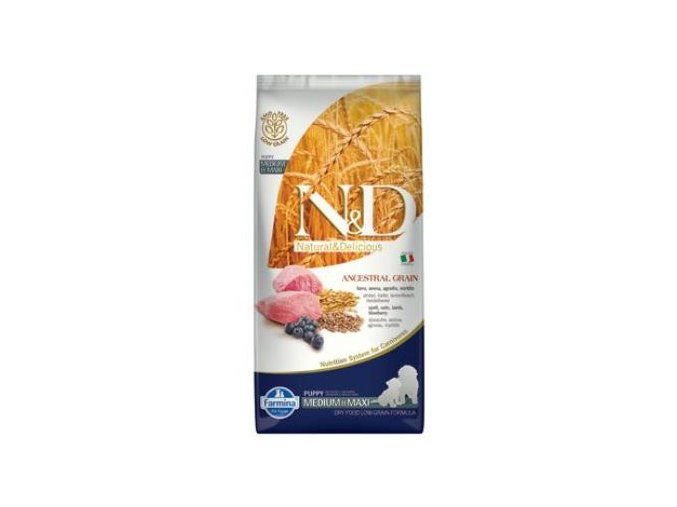 N&D LG DOG Puppy M/L Lamb & Blueberry 2,5kg