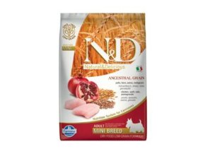 N&D LG DOG Adult Mini Chicken & Pomegranate 2,5kg