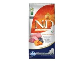 N&D GF Pumpkin DOG Puppy M/L Lamb & Blueberry 2,5kg