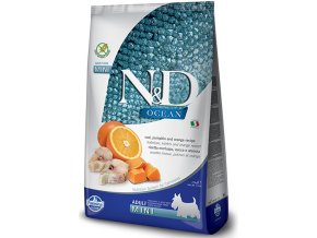 N&D OCEAN DOG Adult Mini Codfish & Pumpkin & Orange 2,5 kg