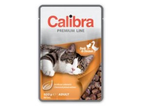 Calibra Cat kapsa Premium Adult Duck & Chicken 100g