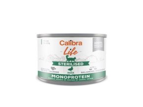 Calibra Cat Life  konz.Sterilised Duck 200g