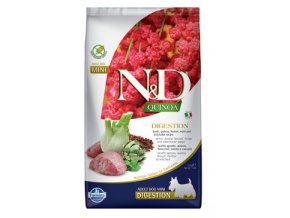 N&D Quinoa DOG Digestion Lamb & Fennel Mini 2,5kg