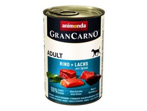 Animonda pes GRANCARNO konz. ADULT losos/špenát 400g