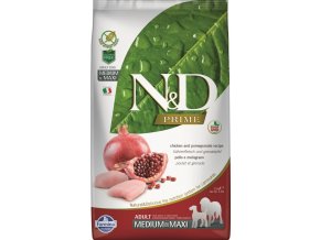 N&D Prime Dog Adult M/L Chicken & Pomegranate 12 kg