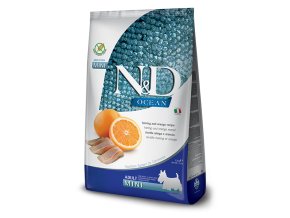 N&D OCEAN DOG Adult Mini Herring & Orange 800g