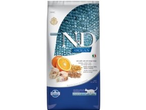 N&D OCEAN CAT LG Adult Codfish & Orange 5 kg