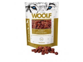WOOLF pochoutka rabbit chunkies 100g