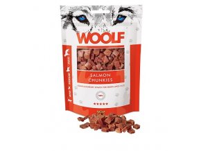 WOOLF pochoutka salmon chunkies 100g