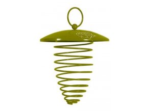 Zolux Krmítko venkovní SPIRAL na loj.koule kov zelená