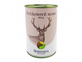 BOHEMIA Zvěřinové maso ve vlastní šťávě 400g