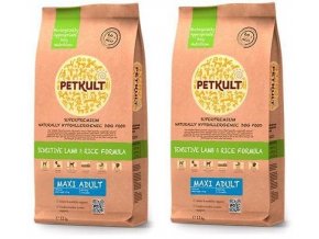 Petkult Maxi Adult lamb & rice 2 x 12 kg