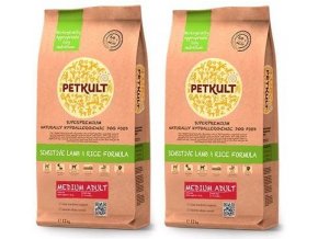 Petkult Medium Adult lamb & rice 2 x 12 kg