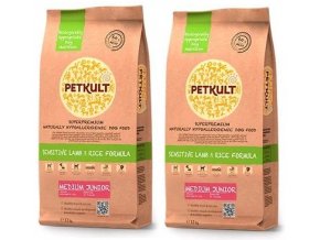 Petkult Medium Junior lamb & rice  2 x 12 kg