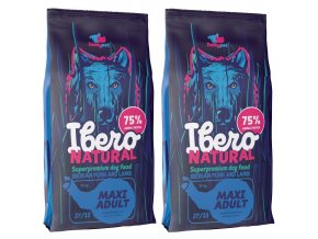 Ibero Natural dog maxi adult 2 x 12 kg