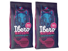 Ibero Natural dog Medium adult 2 x 12 kg