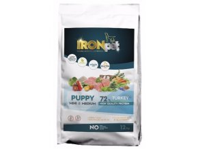 IRONpet TURKEY Puppy Mini & Medium 12kg