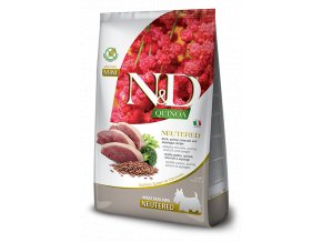 N&D Quinoa Dog Neutered Adult Mini Duck & Broccoli 2,5 kg