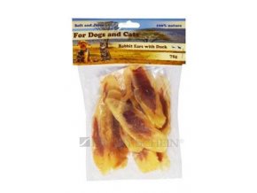 Pochoutka Králičí ucho plněné kachním masem 75g