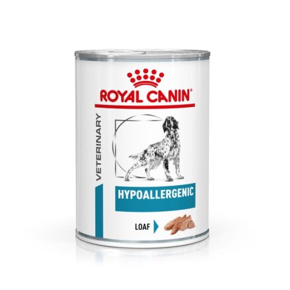 royal canin dog hypoallergenic can pasteta v konzerve pre psov trpiacich potravinovymi alergiami 8