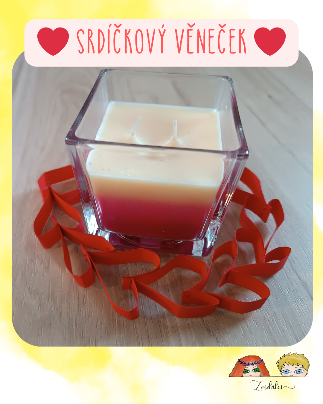 Věneček ze srdíček