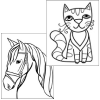 Kůň + kočka