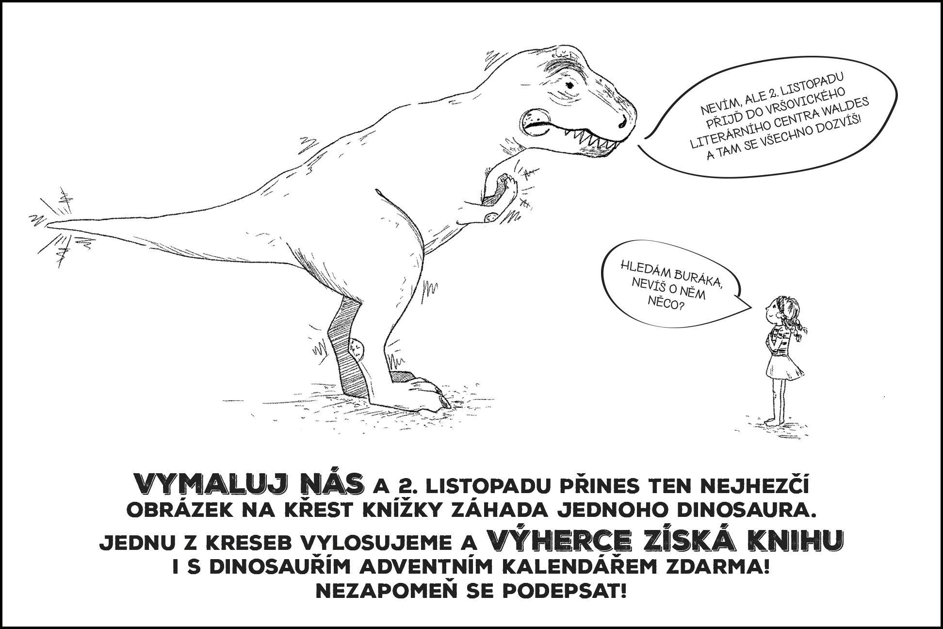 Vyhrajte knihu o českém dinosaurovi!