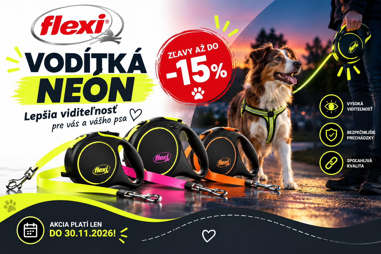 Zľava na flexi Neón -15%