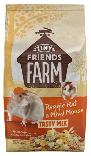 Supreme Tiny FARM Friends Rat & Mouse – kompletné krmivo pre potkany a myši 907 g