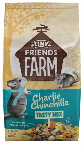 Supreme Tiny FARM Friends Chinchilla – kompletné krmivo pre činčily 907 g
