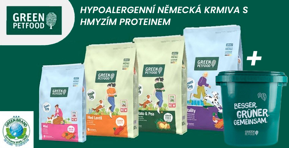green pet food
