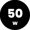 50W