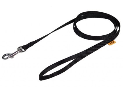 Popruhové vodítko černé 1×120cm